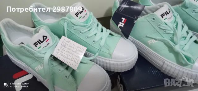 Дамски Обувки Спортни Високи Кецове ФИЛА  № 40, снимка 6 - Маратонки - 47398470