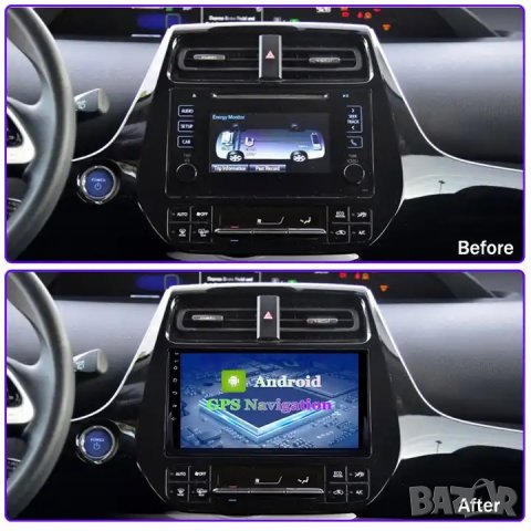 Мултимедия, за Toyota PRIUS, Двоен дин, Навигация, дисплей 2 Дин, плеър, 9“ екран, Android, Андроид, снимка 2 - Аксесоари и консумативи - 42866141