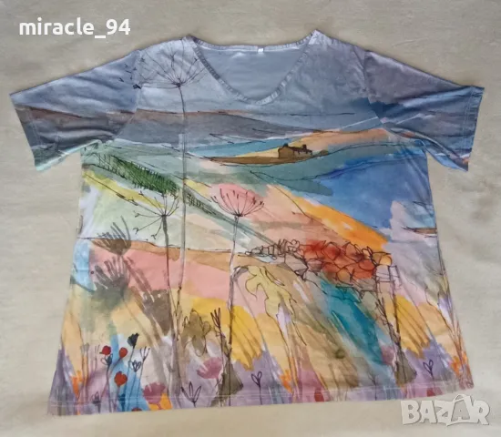 Страхотни МАКСИ летни блузи - 5ХЛ - ИЗГОДНО !, снимка 6 - Тениски - 48853871