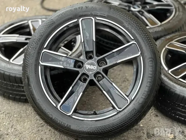 5х112 17 Джанти Golf Touran Caddy Audi A3 Seat Skoda 5x112 ET 48 J 7 Централен отвор 57.1 с втулка, снимка 2 - Аксесоари и консумативи - 50053520