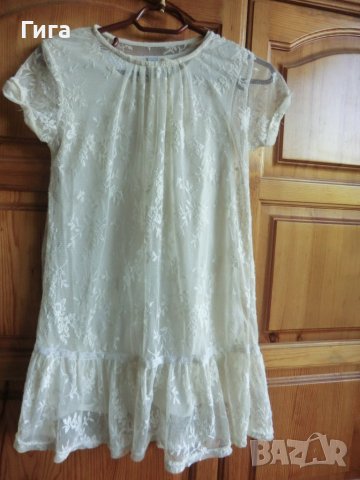 дантелна рокличка на Зара, снимка 2 - Детски рокли и поли - 37443173