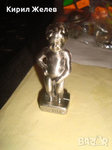 НИКЕЛИРАНА МЕТАЛНА ФИГУРКА ПИКАЕЩОТО МОМЧЕ БРЮКСЕЛ СУВЕНИР СТАТУЕТКА за КОЛЕКЦИЯ 73141, снимка 7 - Колекции - 34485503