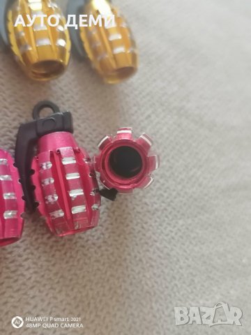 Качествени капачки за вентили винтили на гуми гранати за кола автомобил джип ван мотор колело, снимка 9 - Аксесоари и консумативи - 37450115