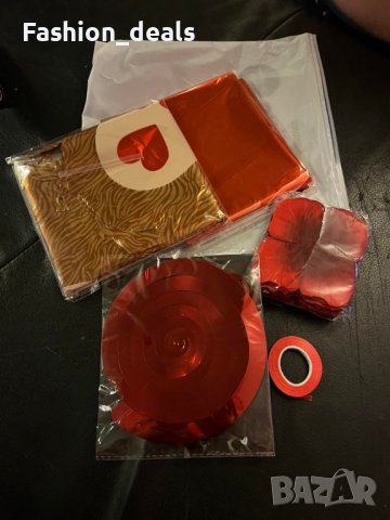 Нов комплект празнична декорация Украса Годишнина Любов Мече Балони, снимка 2 - Други - 36785855