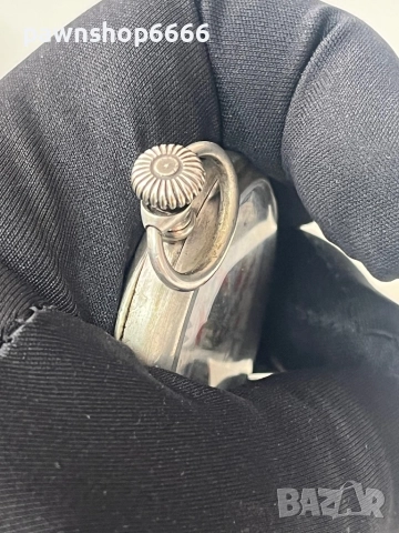 Продавам антикварен джобен часовник Longines (1916-1917 г.) – сребро 0.800, ръчно рисуван циферблат, снимка 9 - Мъжки - 51532682