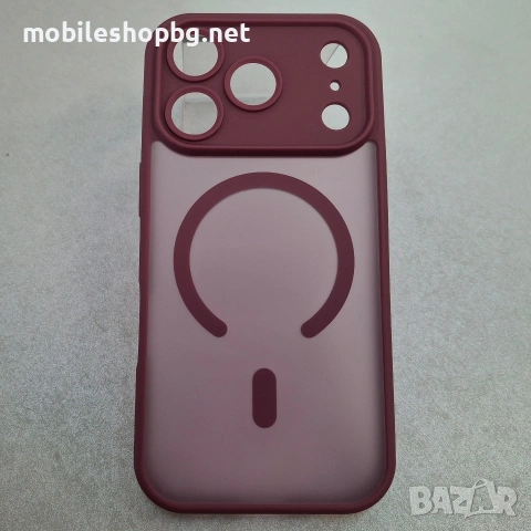 iPhone 17 Pro гръб MagSafe защита на камерите тъмно син, снимка 4 - Калъфи, кейсове - 53898315