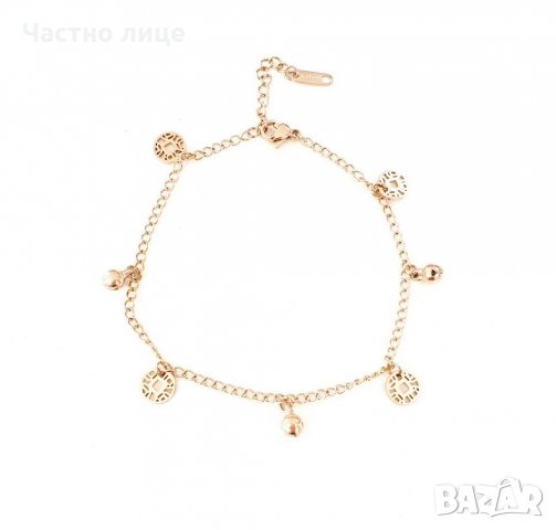 Гривна за глезен от медицинска стомана , снимка 1