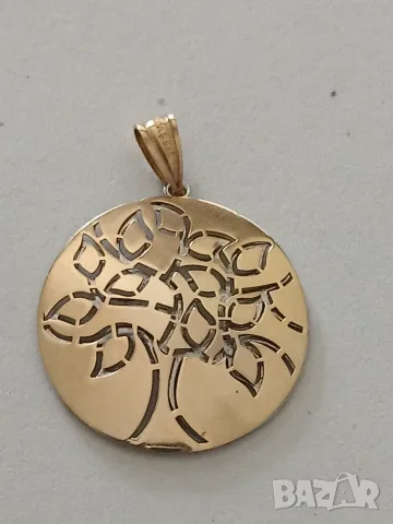 Златна висулка 52836, снимка 5 - Колиета, медальони, синджири - 56039169