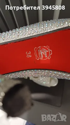 Бална стилна рокля с камъни Svarovski +обуки с камъни Svarovski на Lyuboten, снимка 7 - Рокли - 47698438