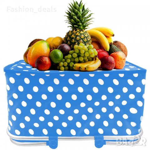 Сгъваема и изолирана чанта за пикник 30L поддържа храна топла студена, снимка 3 - Хладилни чанти - 33773278