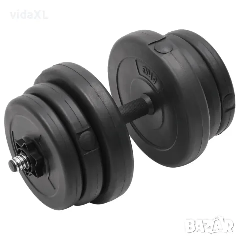 vidaXL Дъмбел с тежести 40 кг, снимка 3 - Фитнес уреди - 56146597