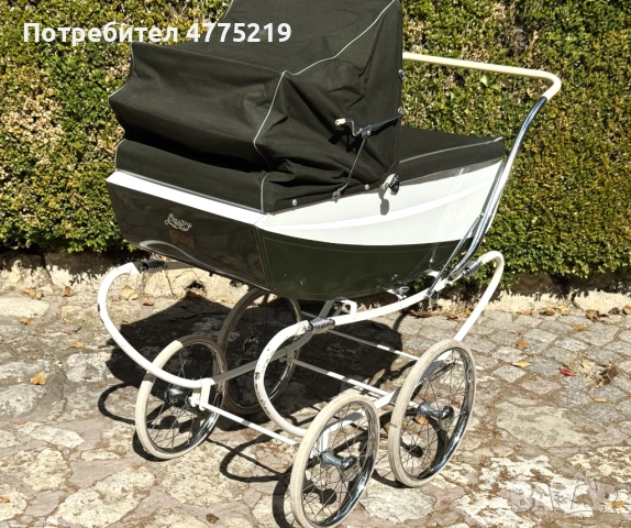 Silver Cross Freeway 1960s - винтидж бебешка количка, класика, снимка 9 - Детски колички - 53948687