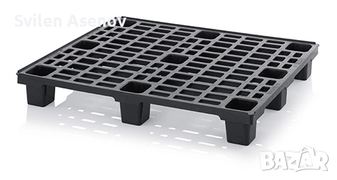 Пластмасов палет 80 х 60 х 13 см