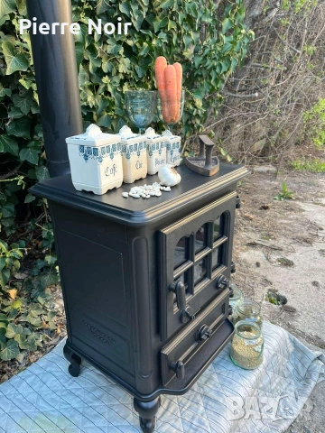 Чугунена печка на дърва 8kW, снимка 4 - Отоплителни печки - 54167314