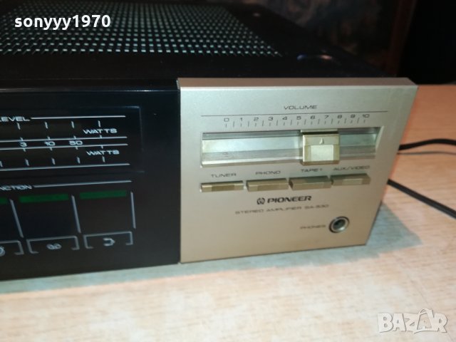 pioneer sa-530 stereo amplifier 0512201404, снимка 15 - Ресийвъри, усилватели, смесителни пултове - 31023391