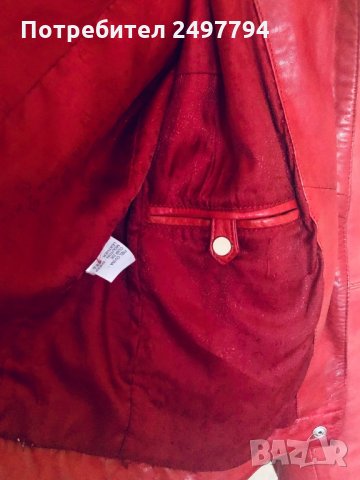 Кожено яке Massimo Dutti, снимка 9 - Якета - 29081144