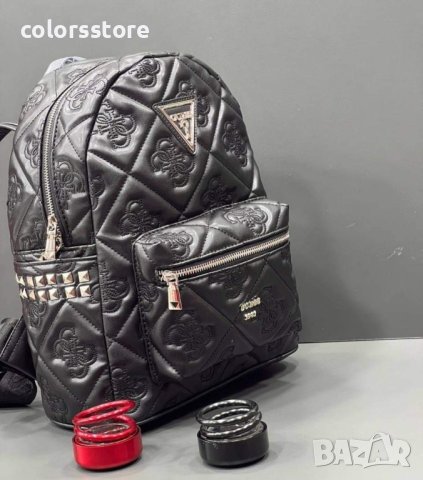 Луксозна Черна раница  Guess/SG-H19, снимка 2 - Раници - 42871566