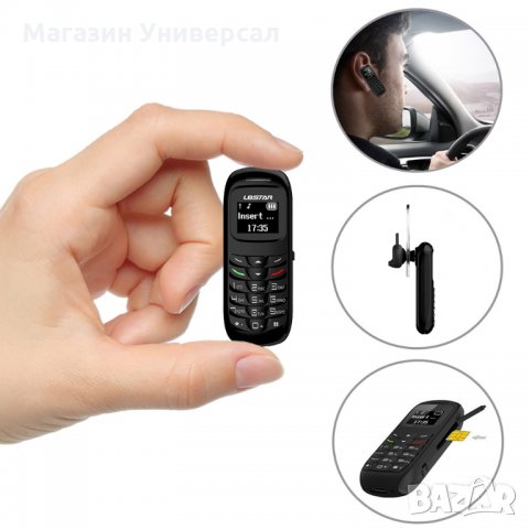 Мини телефон, най-малкият в света мобилен, малък GSM, блутут слушалка с промяна на глас L8STAR BM70, снимка 7 - Други - 29247389
