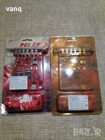 PCI КАРТА;4×USB USB 2.0. .2×1394, снимка 3 - За дома - 31627024