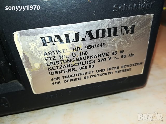 palladium receiver-germany 1403231555, снимка 3 - Ресийвъри, усилватели, смесителни пултове - 39998426