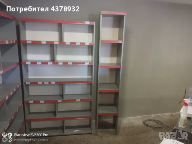 Продавам комплект стелажи, снимка 2 - Стелажи и щандове - 56394517