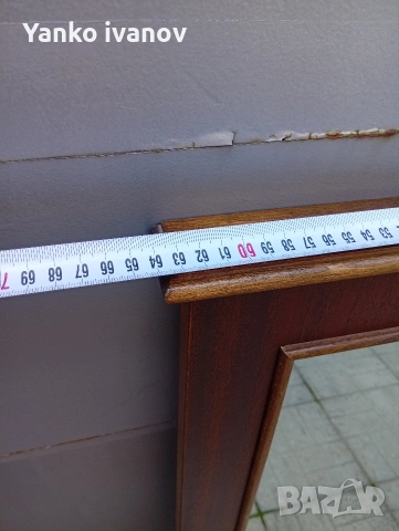 Огледало с дървена рамка, снимка 2 - Огледала - 54302537