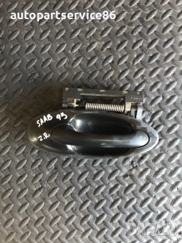 Външна дръжка за задна дясна врата черна за Saab 9-3 (2002–2007) 12786424