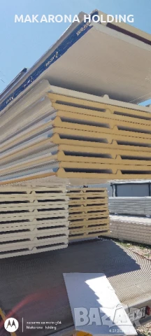 Сандвич панели за покрив разкрой и доставка, снимка 2 - Облицовки - 51087892