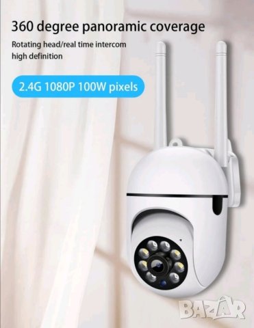 Камера за наблюдение с Wi fi + 32GB SD карта, снимка 3 - IP камери - 42432075
