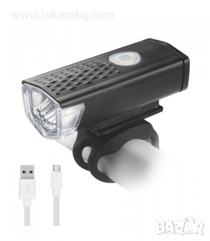 USB ФАР ЗА ВЕЛОСИПЕД С ТРИ РЕЖИМА НА РАБОТА - код 2140, снимка 4 - Аксесоари за велосипеди - 33948744