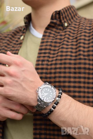 Нов Метален Мъжки Часовник с Гривна в комплект качествени аксесоари аксесоар , снимка 6 - Мъжки - 39160598