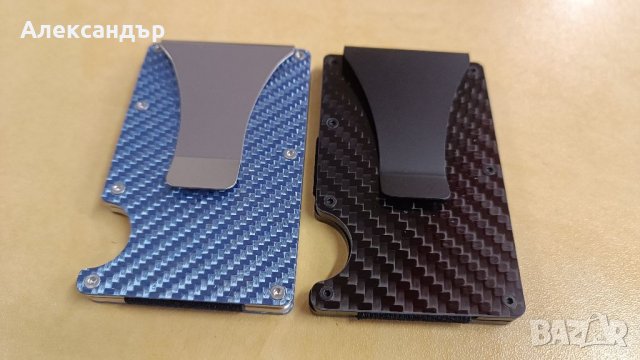 Калъф за Документи Портмоне карбон карбонови държач на карти портфейл , снимка 3 - Портфейли, портмонета - 38953391