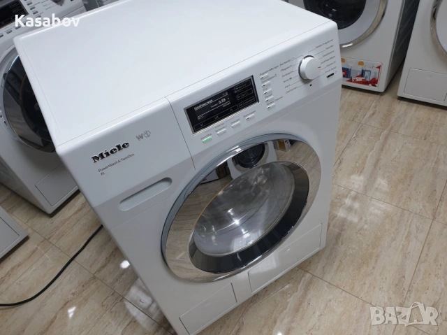 9кг XL - Miele - Пара - TwinDos - Подсветка - Пералня Миеле 12м Гаранция