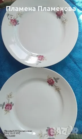 2 дълбоки + 2 плитки, 24 см., снимка 2 - Чинии - 49387686