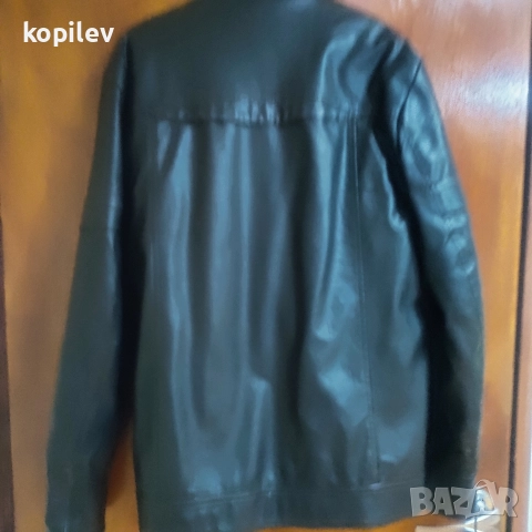 Мъжко кожено яке, снимка 3 - Якета - 52966034