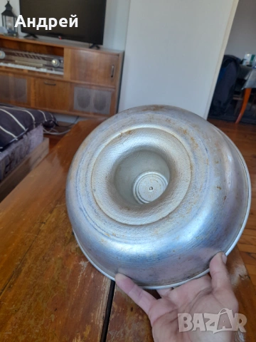 Стара алуминиева форма за кекс #16, снимка 5 - Други ценни предмети - 54346215