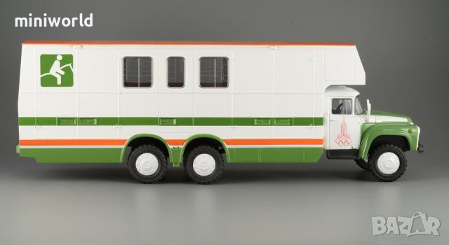 КАВЗ 5982 фургон за превоз на коне на шаси ЗиЛ 133Г1 1979 по случай Олимпиадата Москва 1980, снимка 6 - Колекции - 42789240