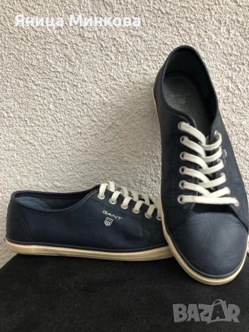 Дамски кецове GANT- естествена кожа, снимка 2 - Кецове - 51216855