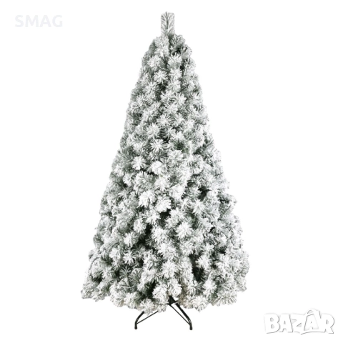 Коледна елха зелена със заснежена корона - 150см_1227391
