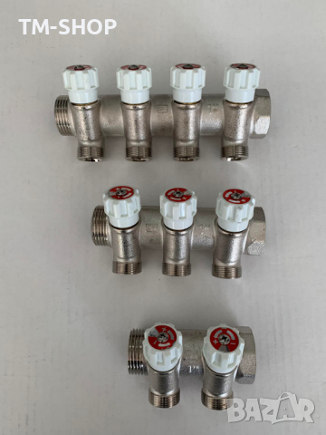 Колектор за отопление с кранове- 3 извода