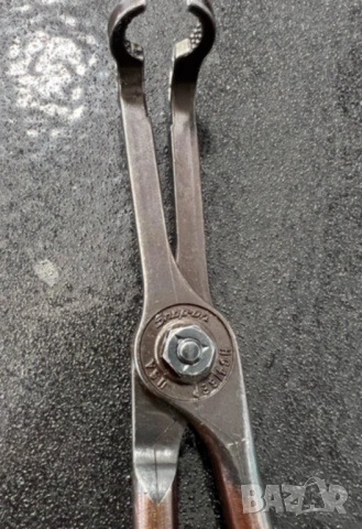 SNAP-ON Американски КЛЕЩИ 320 мм с Пръстен Челюсти за Гумички Клапани Маркучи Лули Свещи и др.БАРТЕР, снимка 6 - Клещи - 54122622