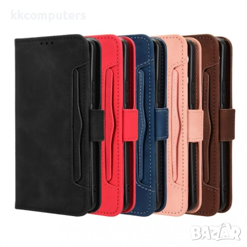Кожен Калъф Портфейл за Realme 16 Pro 5G - Свалящ се държач, Двоен магнит, 5 цвята, снимка 9 - Калъфи, кейсове - 54147492