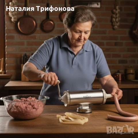 Пълначка за колбаси Bohmann BH 02-750 – Стабилна, удобна и идеална за домашни наденици
