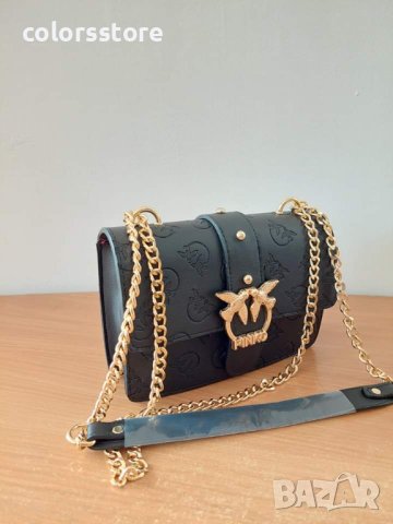Черна чанта Pinko код SG359, снимка 3 - Чанти - 38798049
