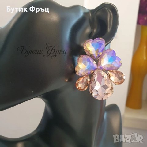 Обеци сърца, снимка 2 - Обеци - 38378958