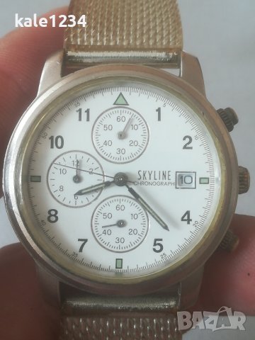 Часовник SKYLINE chronograph. Japan move. Японски механизъм Miyota. Хронограф. , снимка 2 - Мъжки - 42327211