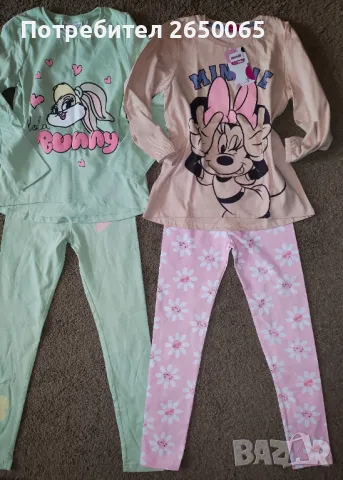 Детски орг.комплекти Minnie 134см./💯% памук!, снимка 3 - Детски комплекти - 49812438