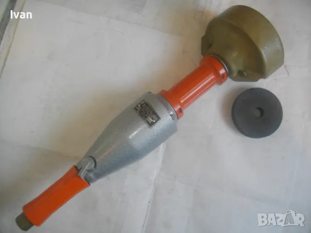 НОВ РУСКИ СССР ПНЕВМАТИЧЕН ШМИРГЕЛ ГОЛЯМ ПРОМИШЛЕН ИНДУСТРИАЛЕН ИП 2014А ф150мм 1288W, снимка 3 - Други инструменти - 49440743
