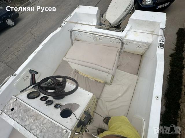  лодка 5.10м с колесар и двигател johnson ocean runner 175к.с v6 2t - обща цена 5500 лв (само компле, снимка 14 - Воден транспорт - 52027434