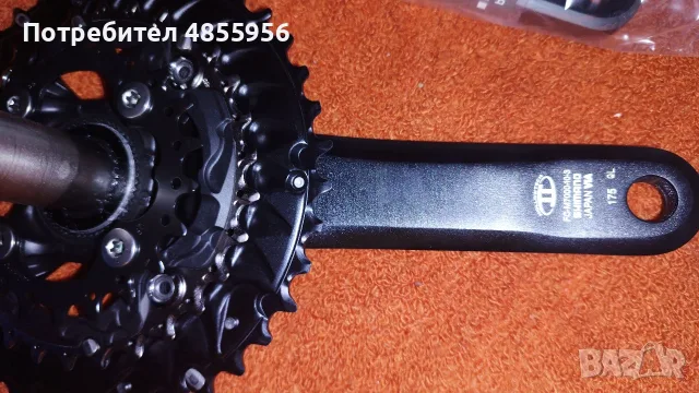 Shimano-M7000-10-3 3x10 175mm, снимка 4 - Части за велосипеди - 56233154